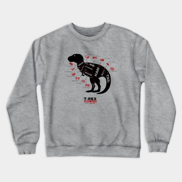 DINO DELI Crewneck Sweatshirt by victorcalahan